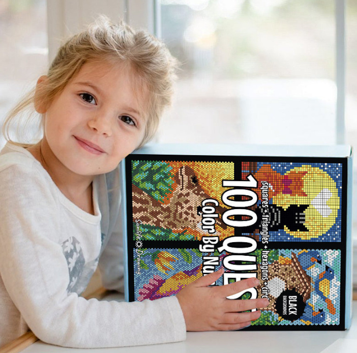 Magical Color-by-Number Book – Fun Drawing Reveal Activity for Kids & Adults!